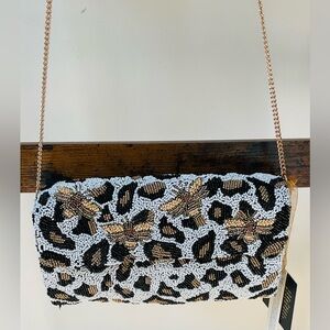 Elegant Bumblebee Beaded Bag